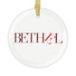 41 Tilt Bethel Glass Ornaments