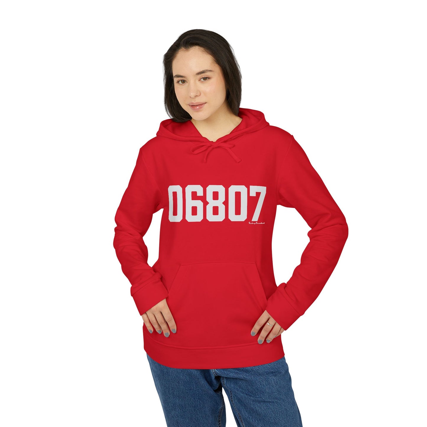 06807 - Greenwich CT Zip Code adidas Unisex Fleece Hoodie