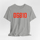 06810 Danbury Connecticut Zip Code Unisex Jersey Short Sleeve T-Shirt