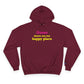Goose Shows Are My Happy Place - Yellow & Pink Champion Hoodie