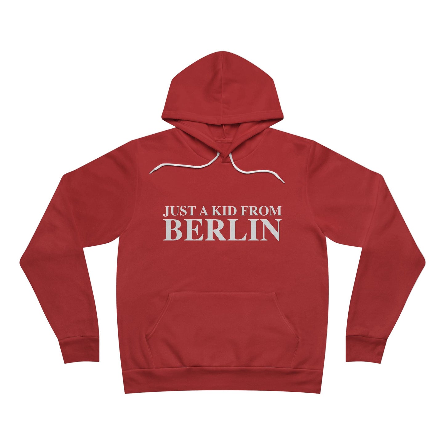 Just a kid from Berlin Unisex Sponge Fleece Pullover Hoodie