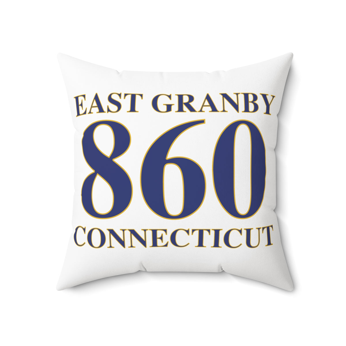 East Granby 860 Connecticut Polyester Square Pillow