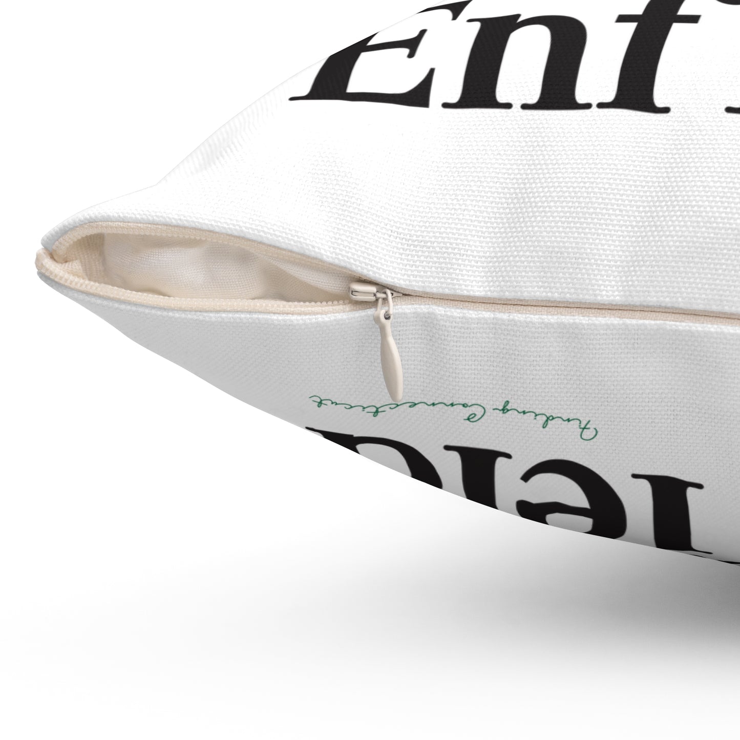 I Clover Enfield Spun Polyester Square Pillow