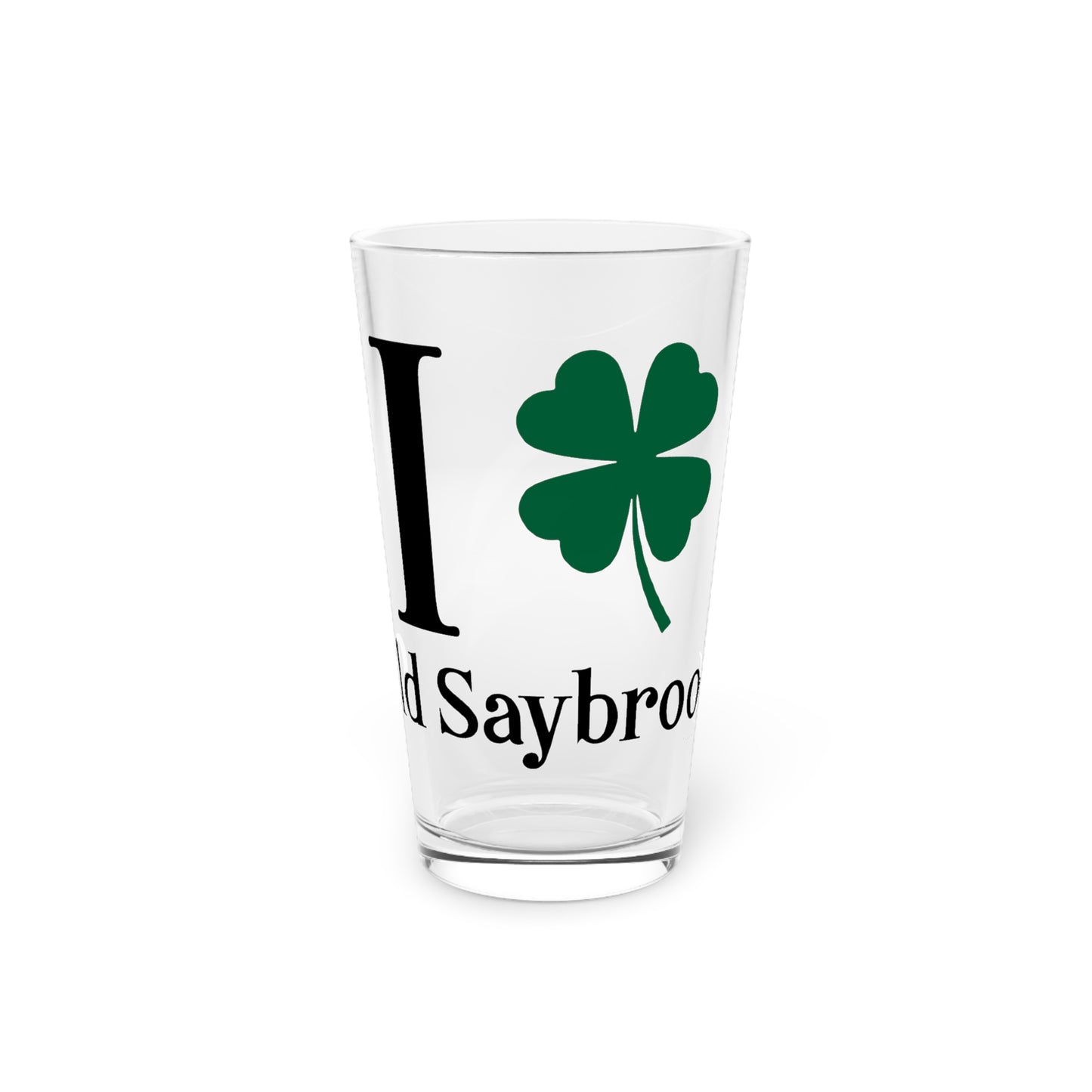 I Clover Old Saybrook Pint Glass, 16oz