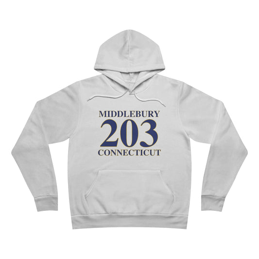 Middlebury 203 Connecticut Unisex Sponge Fleece Pullover Hoodie