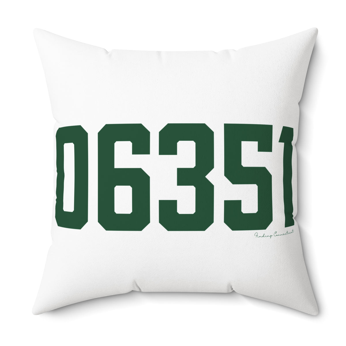 06351 Griswold Connecticut Zip Code Spun Polyester Square Pillow