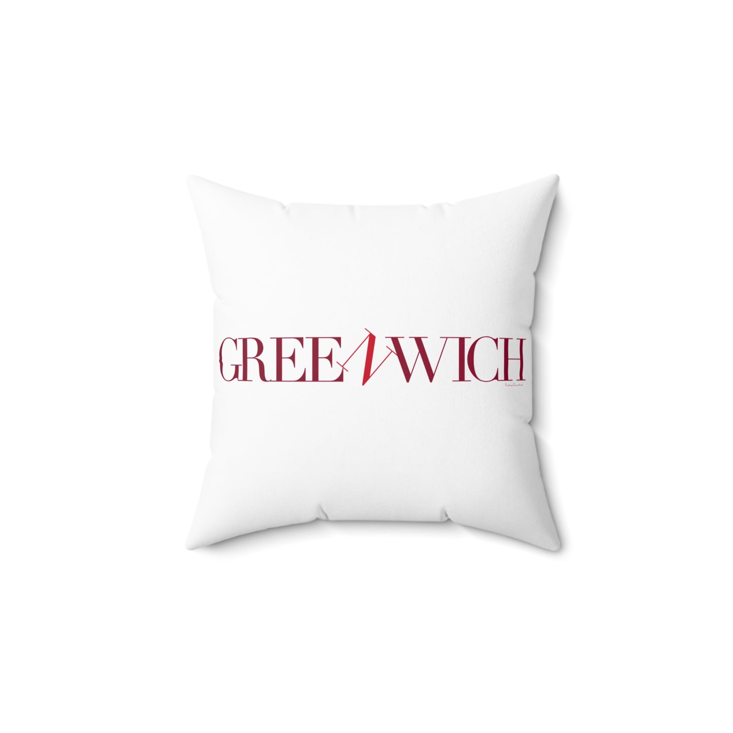 41 Tilt Greenwich Spun Polyester Square Pillow