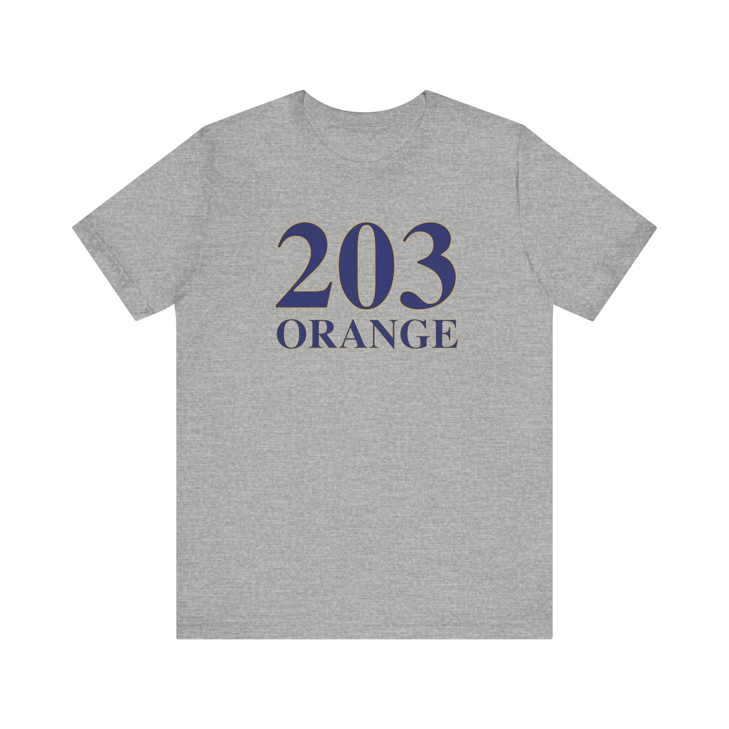 203 Orange Unisex Jersey Short Sleeve T-Shirt