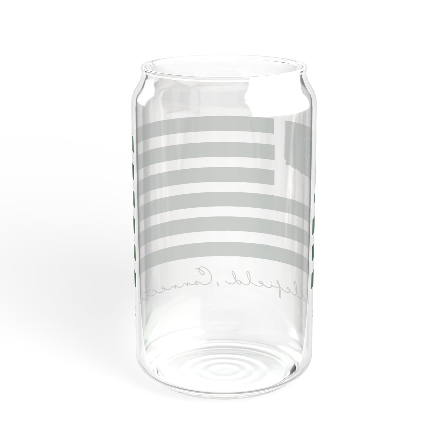 Middlefield Connecticut St. Patrick’s Day Flag Sipper Glass, 16oz