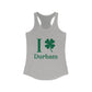 I Clover Durham Women's Ideal Racerback Tank