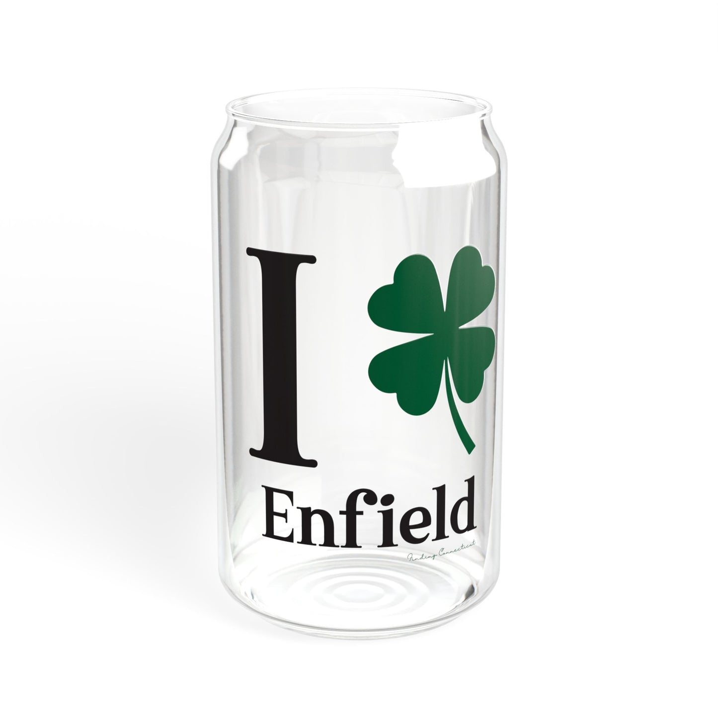 I Clover Enfield Sipper Glass, 16oz