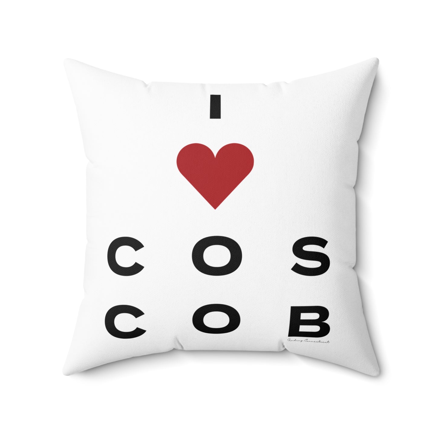 Cos Cob Vision Spun Polyester Square Pillow