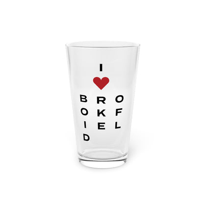 Brookfield Vision Pint Glass, 16oz