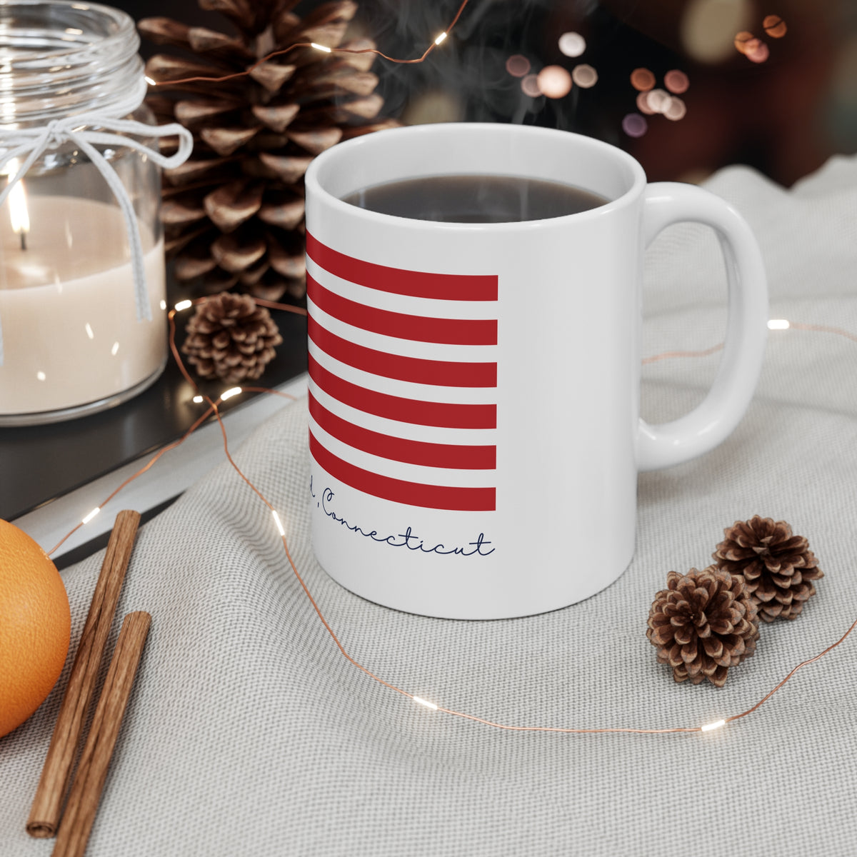 East Hartford Connecticut Flag Mug 11oz
