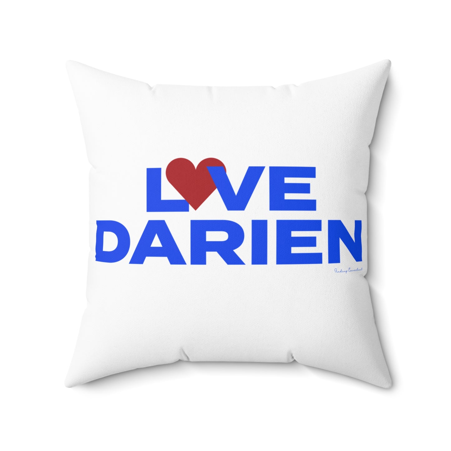 Love Darien Spun Polyester Square Pillow