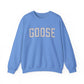 Goose Zip Code Gray & Purple Unisex Heavy Blend™ Crewneck Sweatshirt