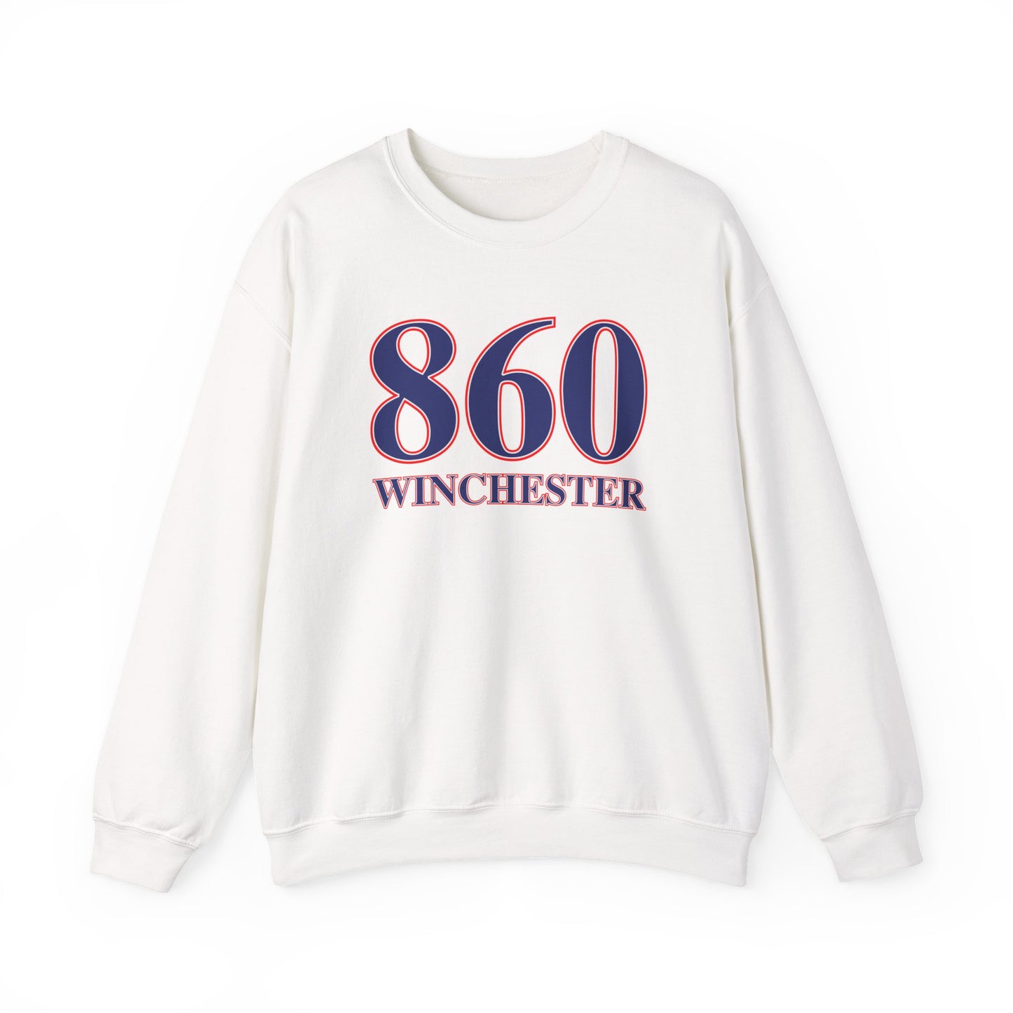 860 Wnchester Red White & Blue Unisex Heavy Blend™ Crewneck Sweatshirt