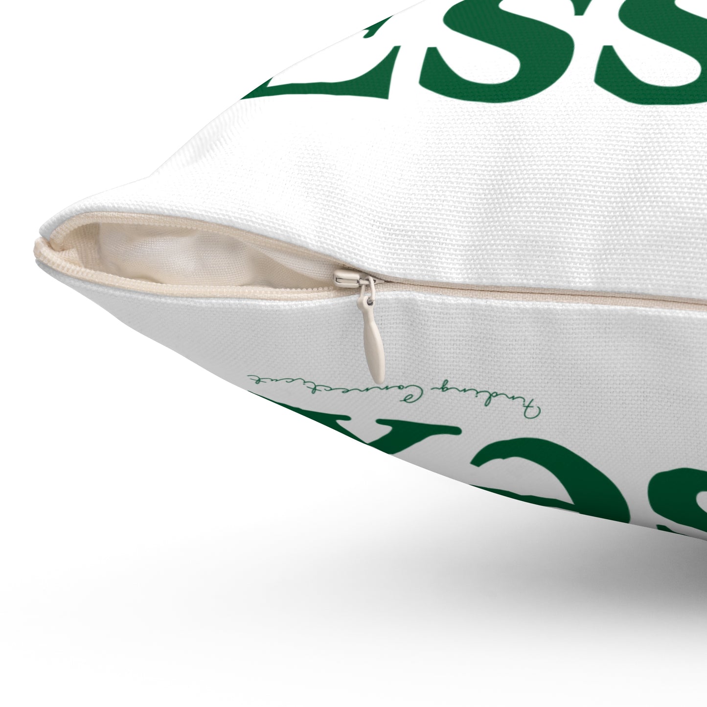I Clover Essex Spun Polyester Square Pillow