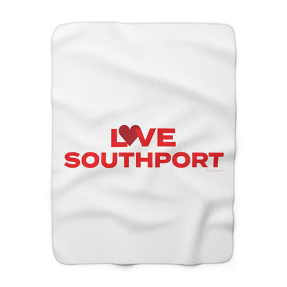Love Southport Sherpa Fleece Blanket
