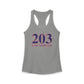 203 East Norwalk Red, White & Blue Women's Ideal Racerback Tank Top