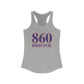 860 Bristol Red White & Blue Women's Ideal Racerback Tank Top