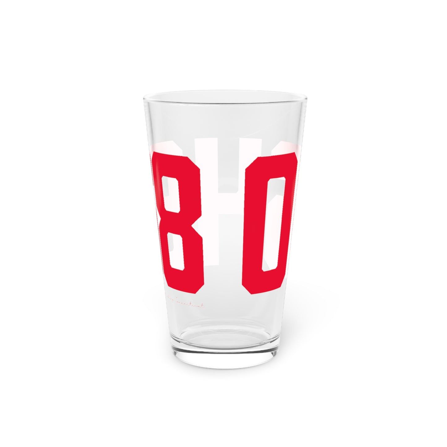 06468 Monroe Connecticut Zip Code Pint Glass, 16oz
