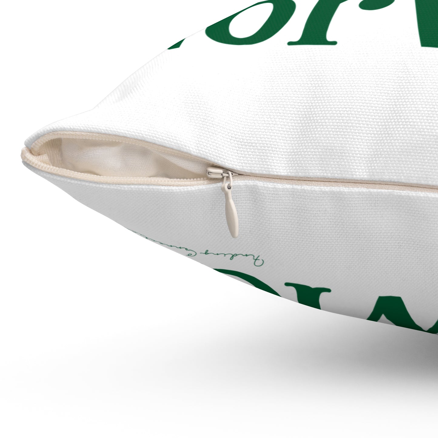 I Clover Norwich Spun Polyester Square Pillow