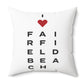 Fairfield Beach Vision Spun Polyester Square Pillow