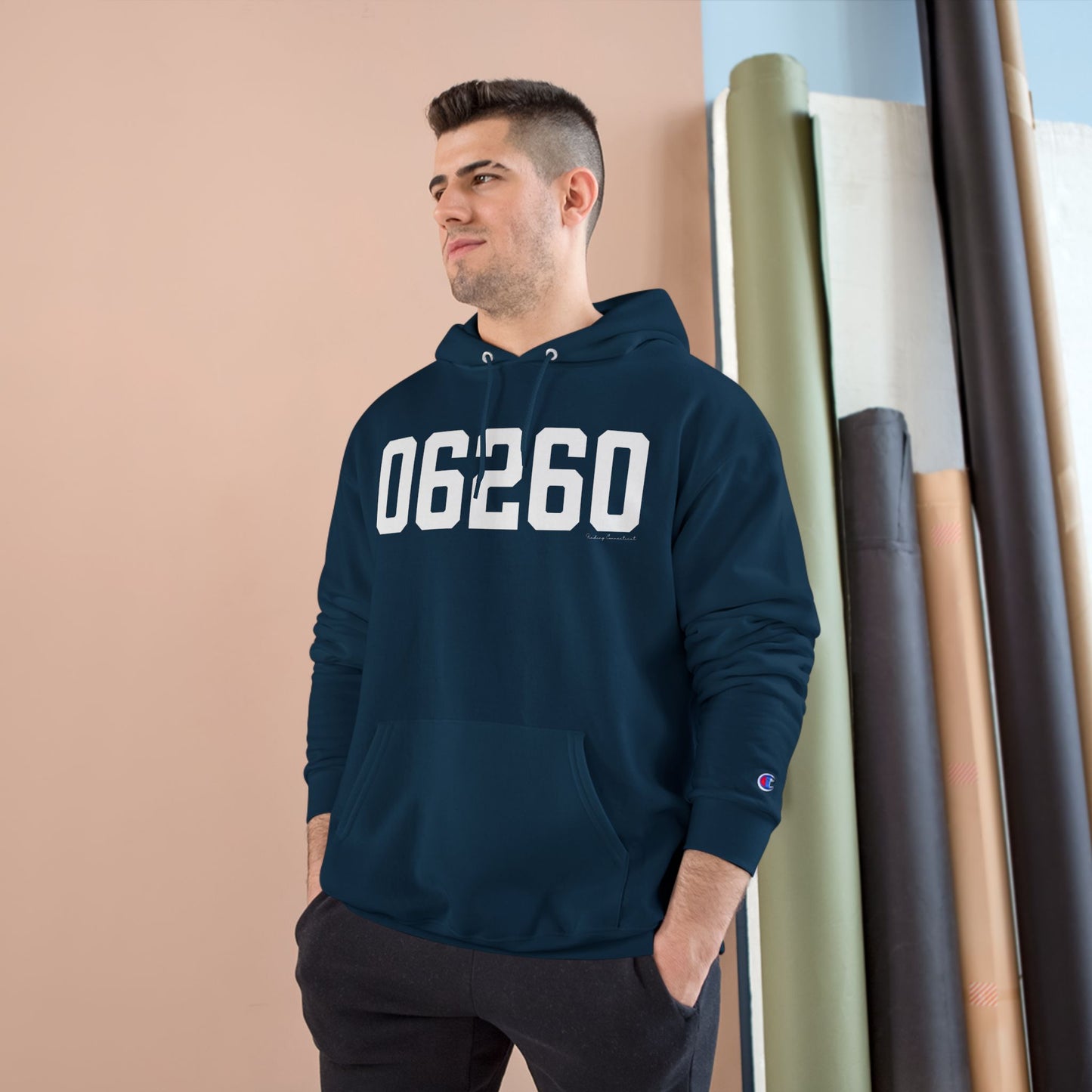 06260 Putnam CT Zip Code Champion Hoodie