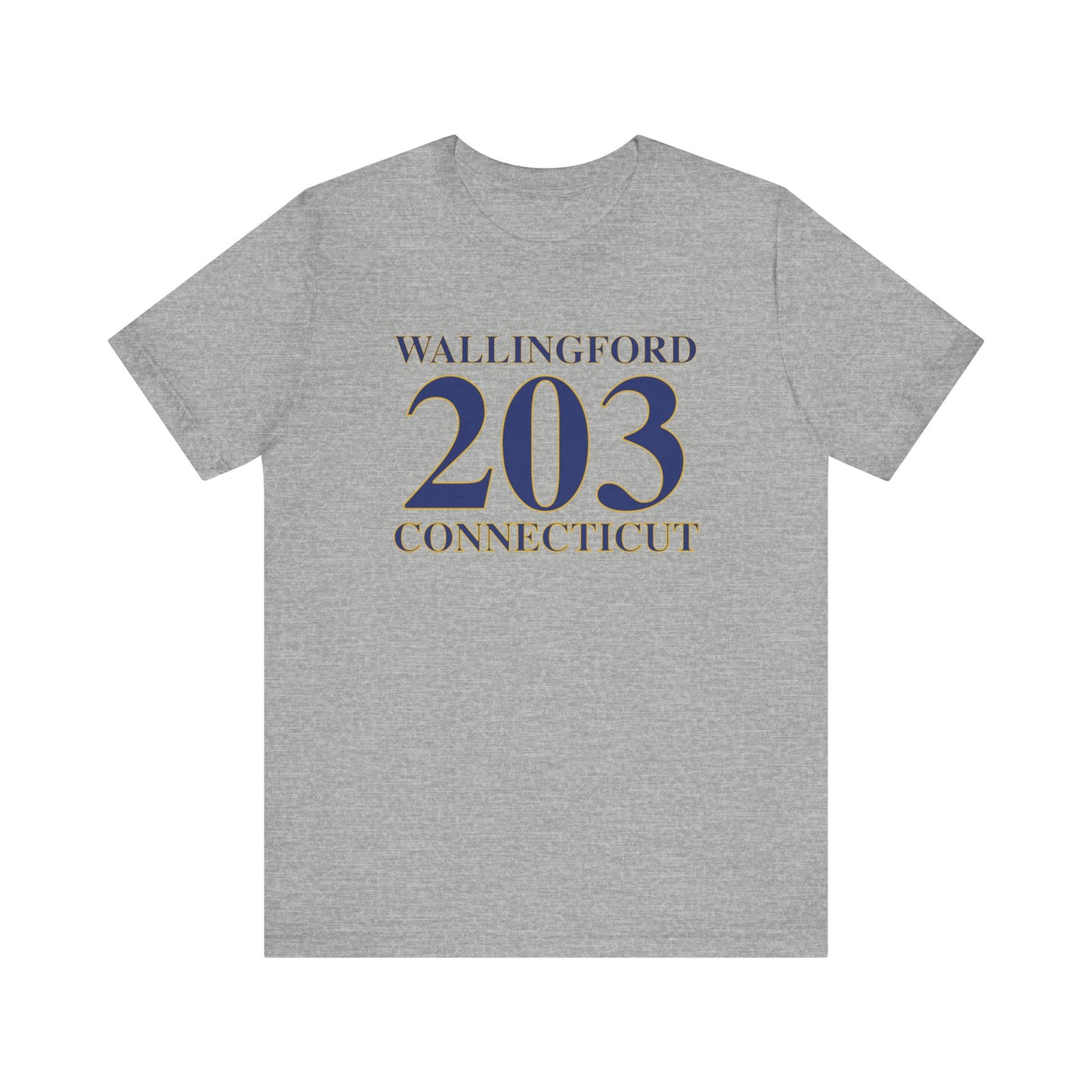 Wallingford 203 Connecticut Unisex Jersey Short Sleeve Tee