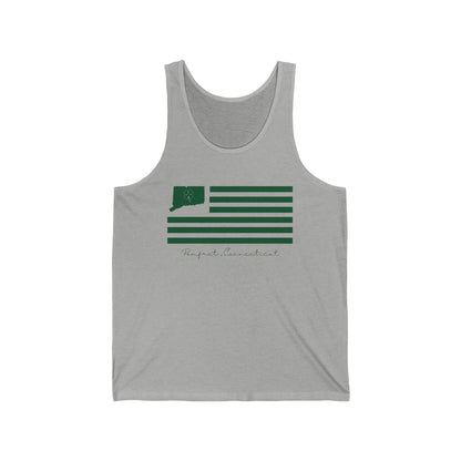 Pomfret Connecticut St. Patrick’s Day Flag Unisex Jersey Tank Top