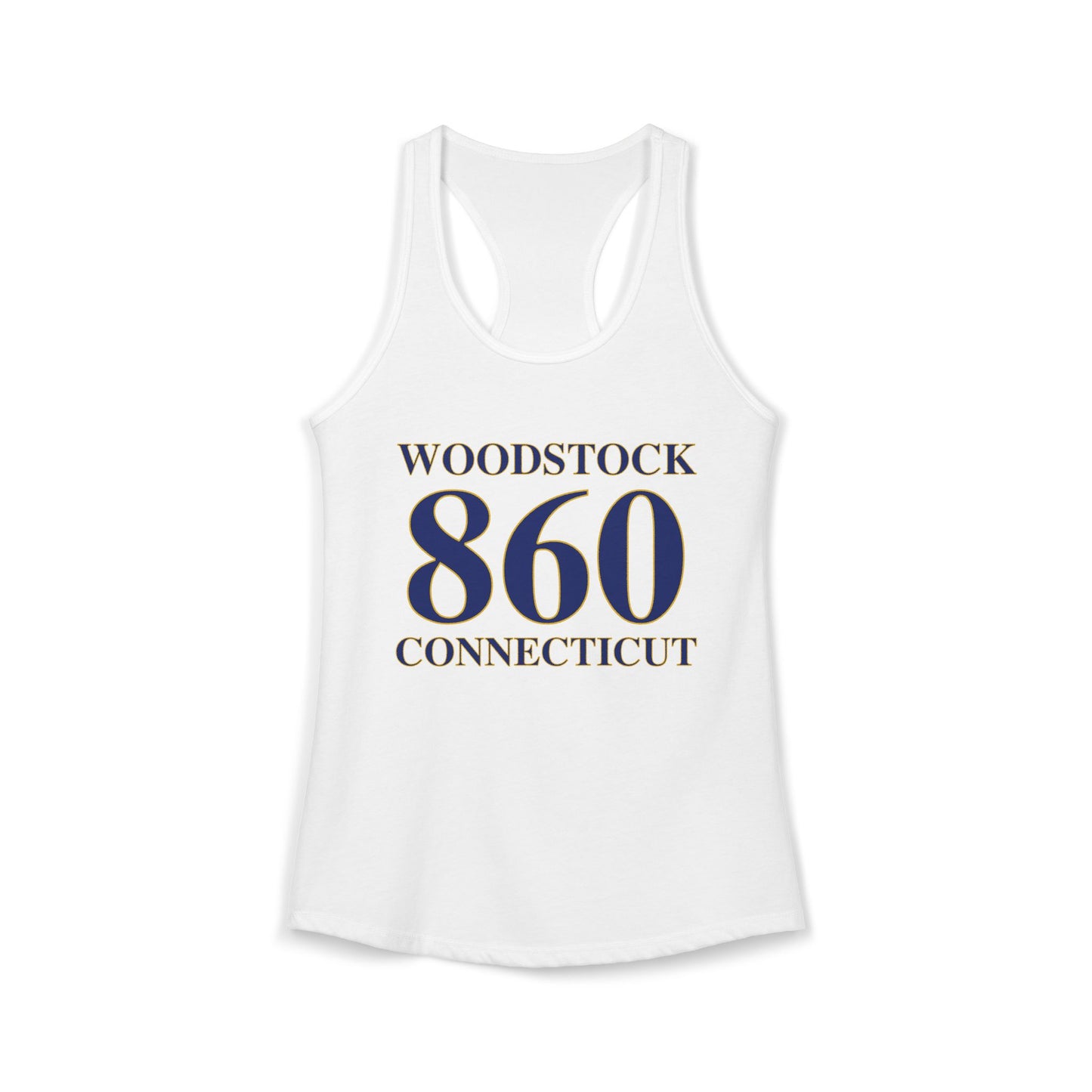 Woodstock 860 Connecticut Women's Ideal Racerback Tank Top