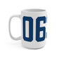 06334 Bozrah Connecticut Zip Code Mug 15oz
