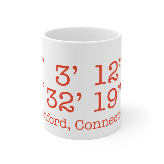 Stamford Coordinates Mug 11oz