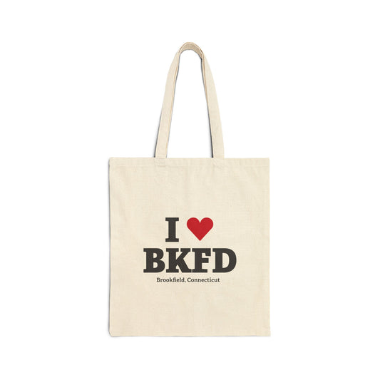 I Heart BKFD Cotton Canvas Tote Bag