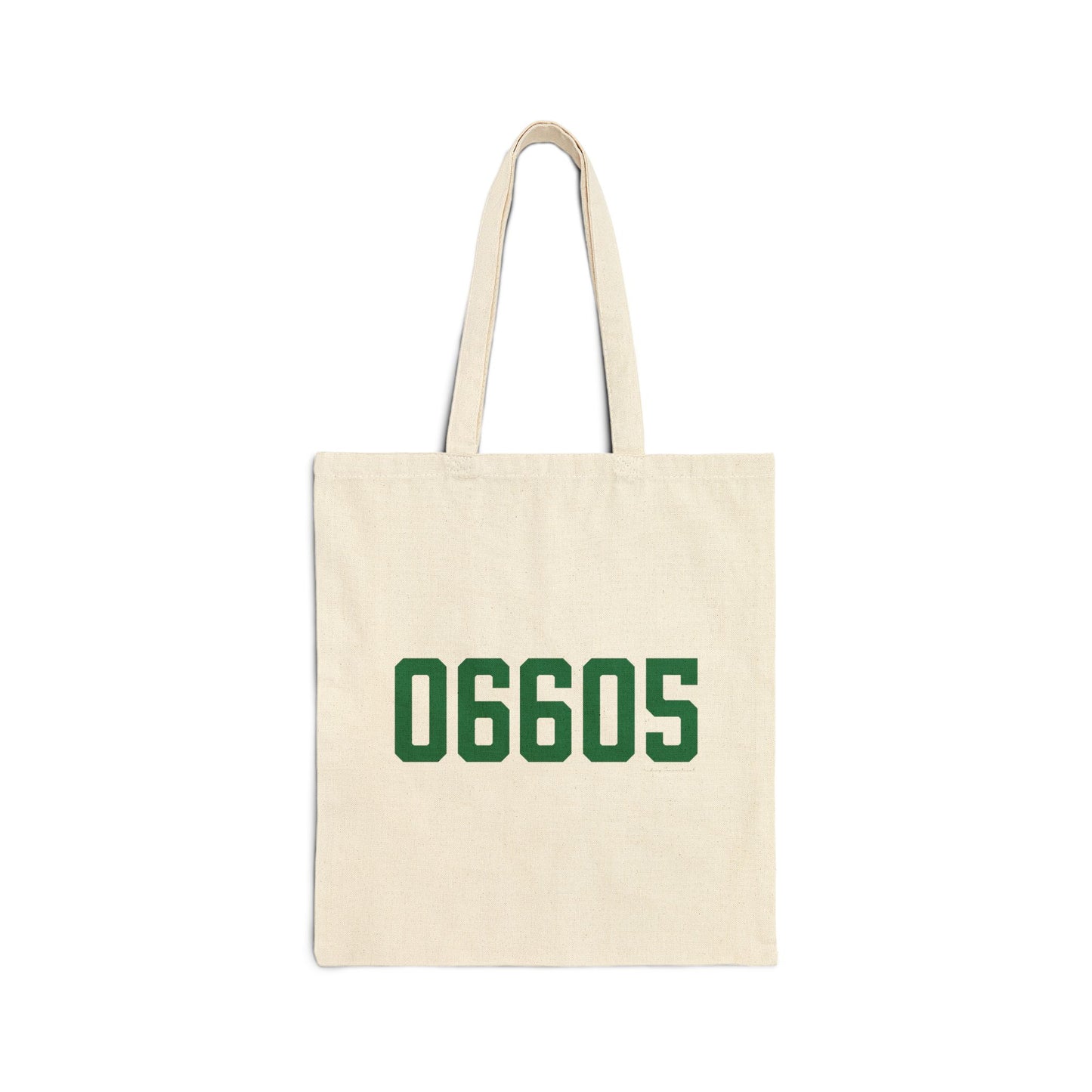 06605 Bridgeport Connecticut Zip Code Cotton Canvas Tote Bag