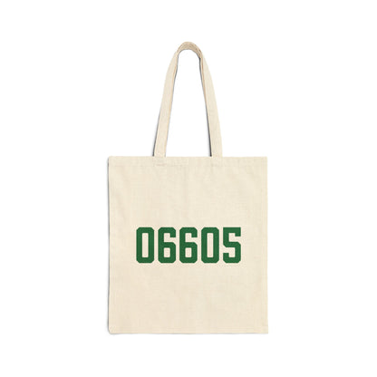 06605 Bridgeport Connecticut Zip Code Cotton Canvas Tote Bag