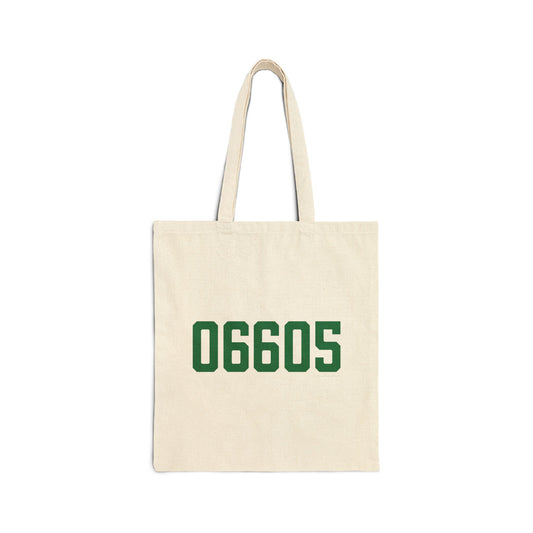 06605 Bridgeport Connecticut Zip Code Cotton Canvas Tote Bag
