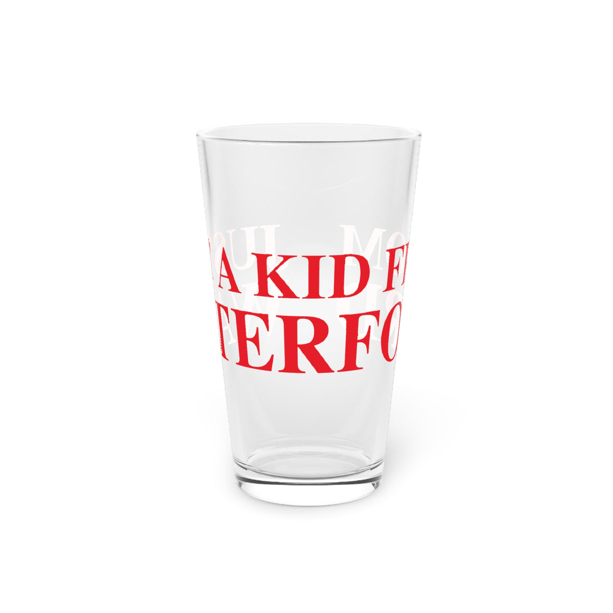 Just a kid from Waterford Pint Glass, 16oz