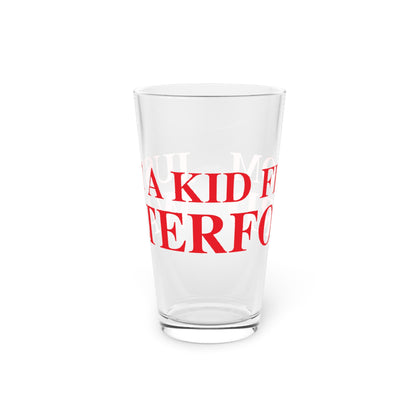 Just a kid from Waterford Pint Glass, 16oz