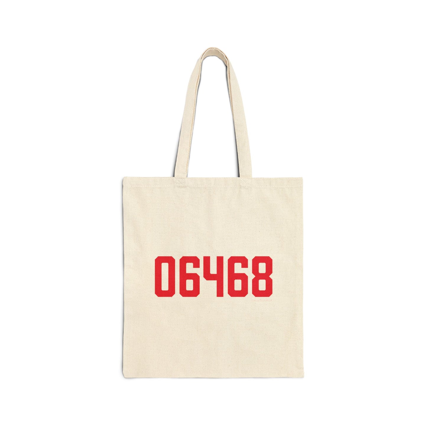06468 Monroe Connecticut Zip Code Cotton Canvas Tote Bag