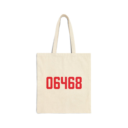 06468 Monroe Connecticut Zip Code Cotton Canvas Tote Bag