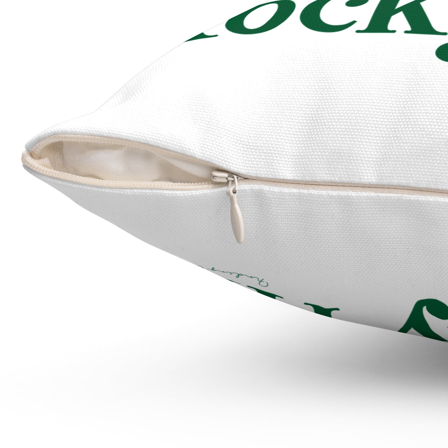I Clover Rocky Hill Spun Polyester Square Pillow