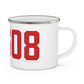 06608 Bridgeport Connecticut Zip Code Enamel Camping Mug