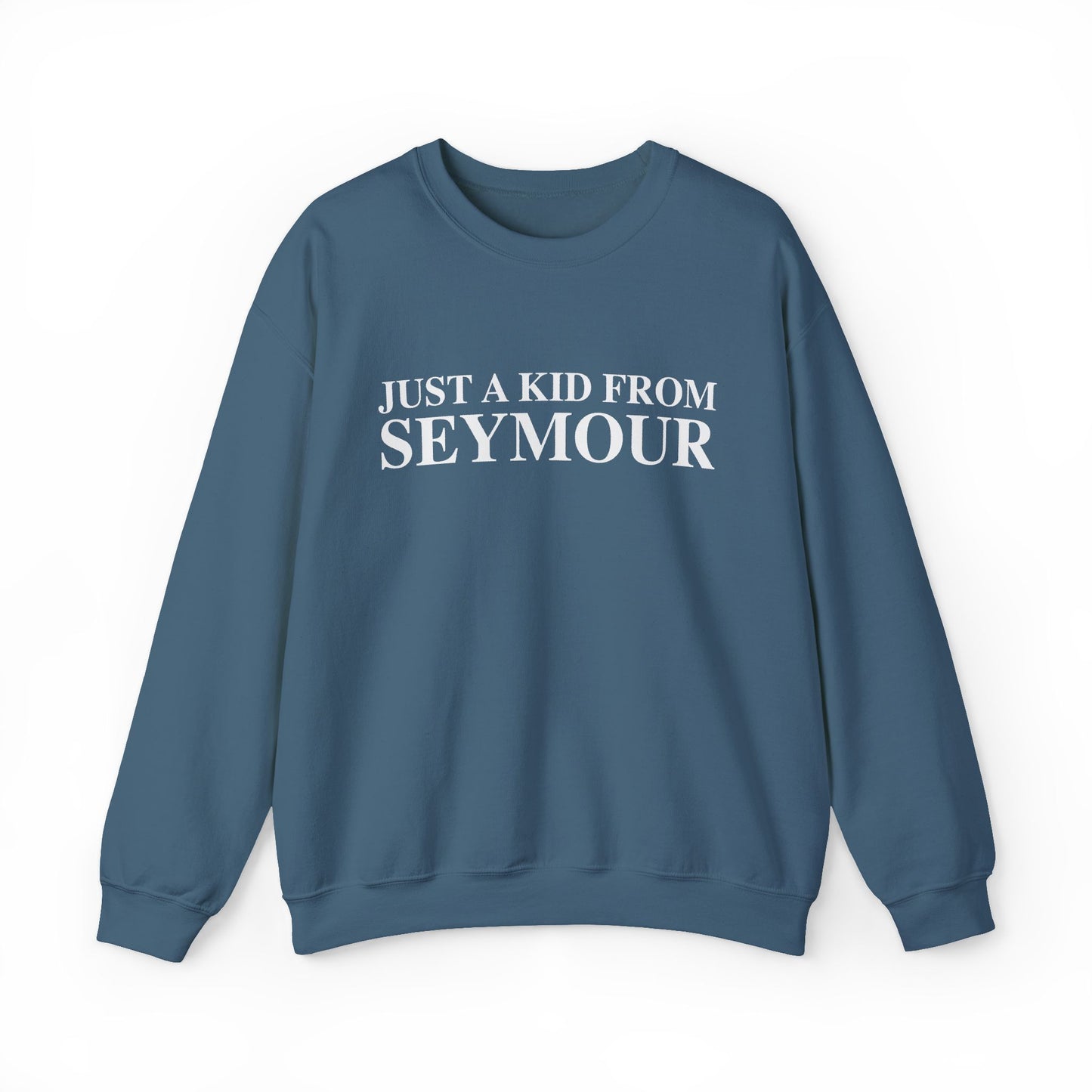 Just a kid from Seymour Unisex Heavy Blend™ Crewneck Sweatshirt
