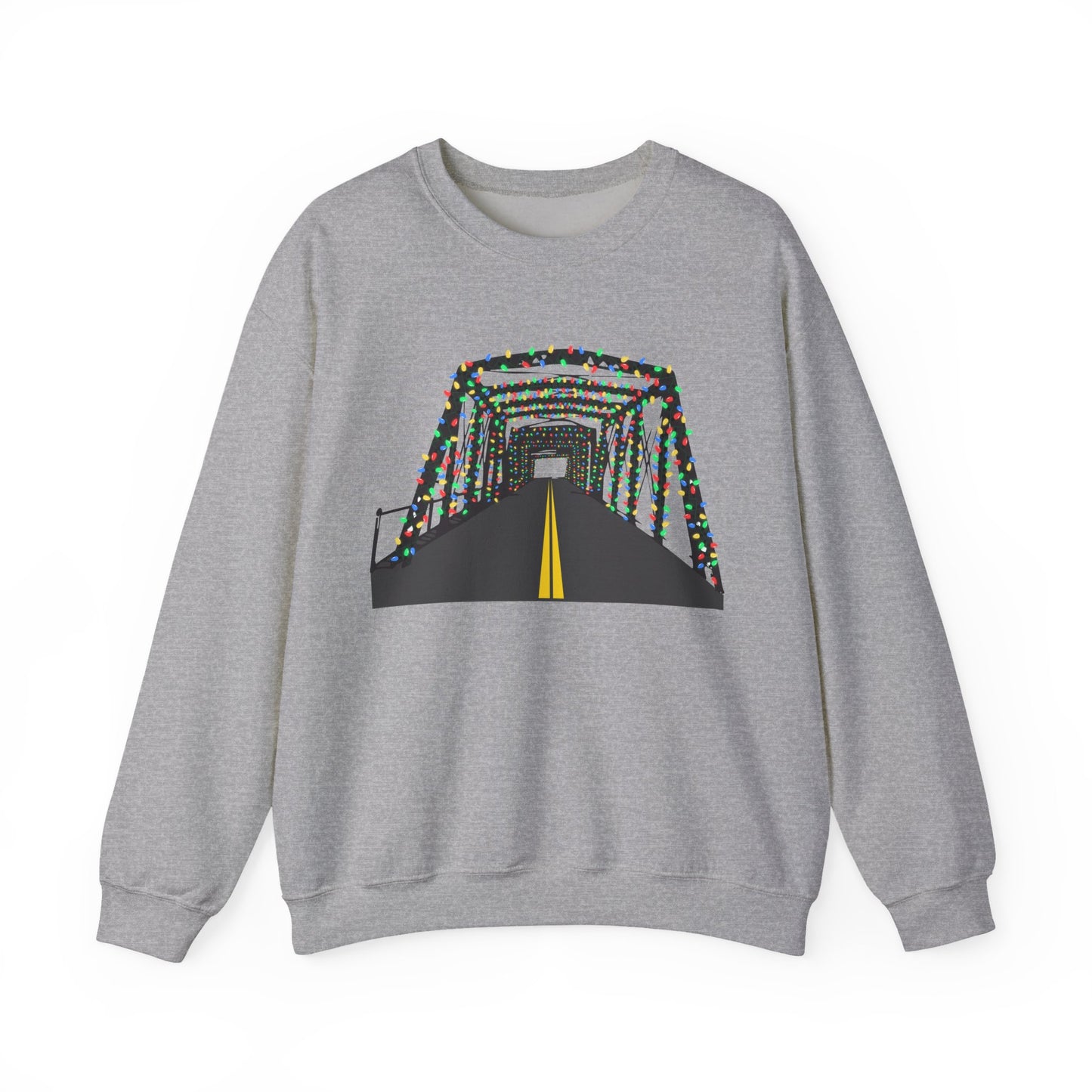 Saugatuck Bridge Lights Unisex Heavy Blend™ Crewneck Sweatshirt