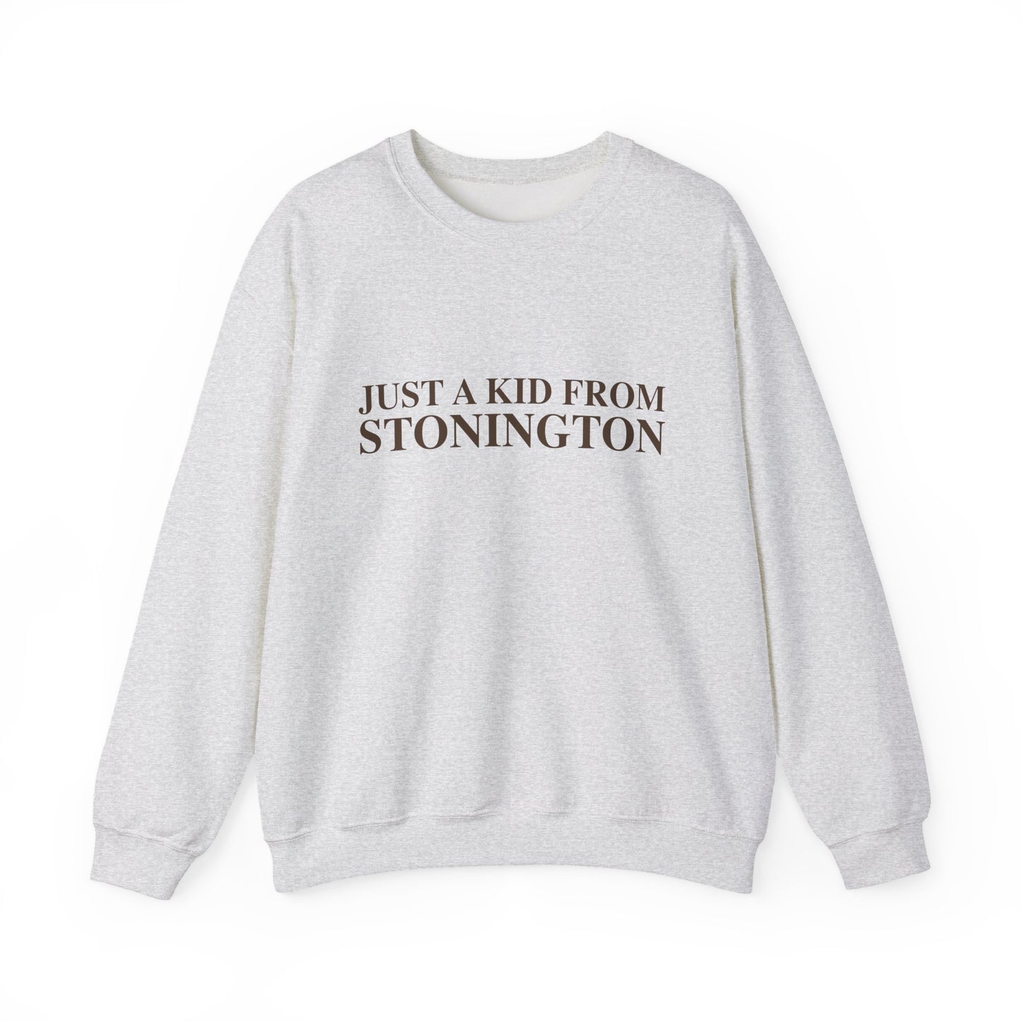 Just a kid from Stonington Unisex Heavy Blend™ Crewneck Sweatshirt