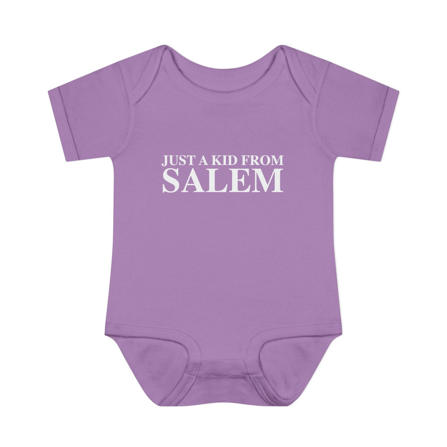 Just a kid from Salem Infant Baby Rib Bodysuit