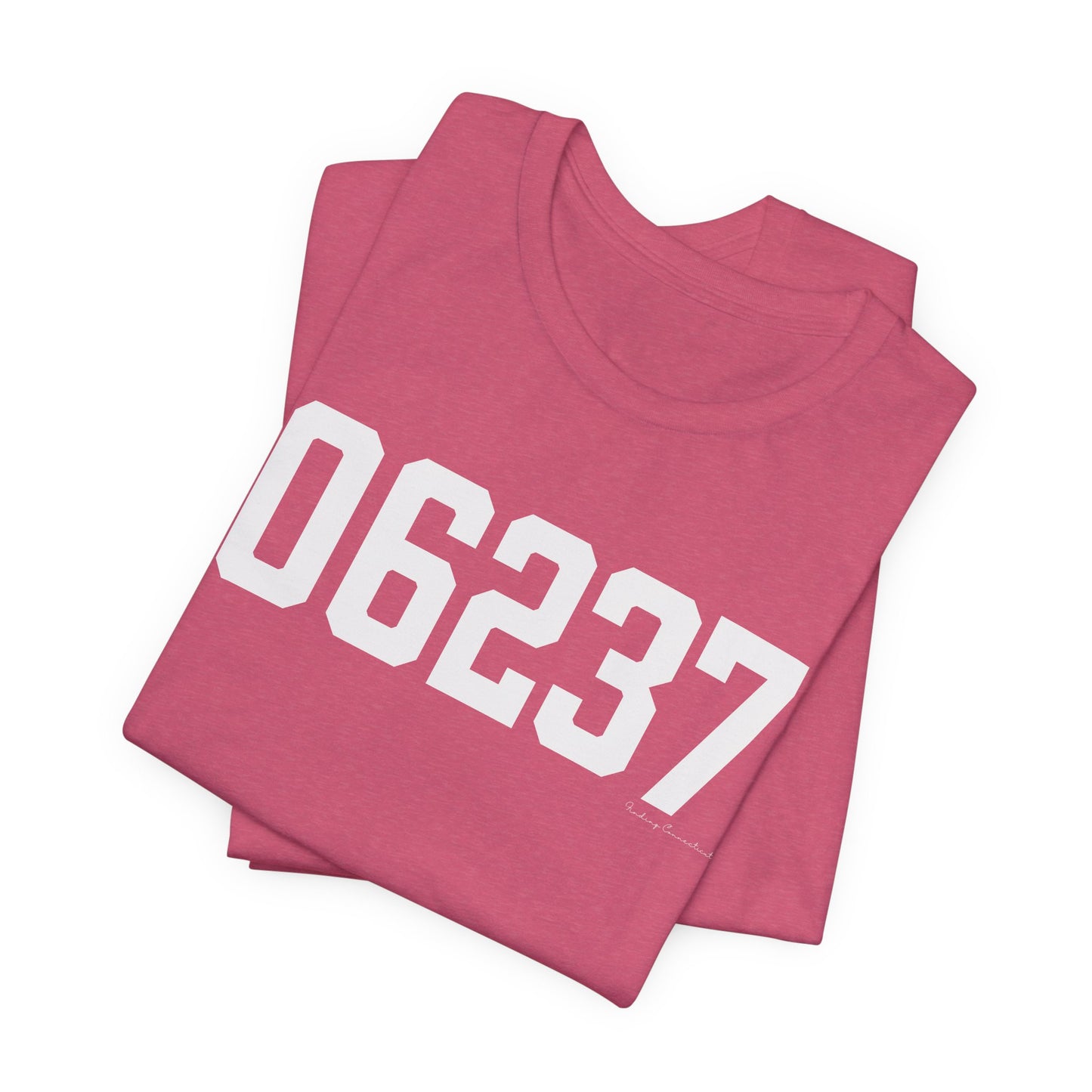 06237 Columbia CT Zip Code Unisex Jersey Short Sleeve T-Shirt