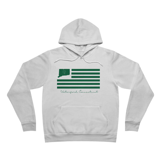 Waterford Connecticut St Patrick’s Day Flag Unisex Sponge Fleece Pullover Hoodie